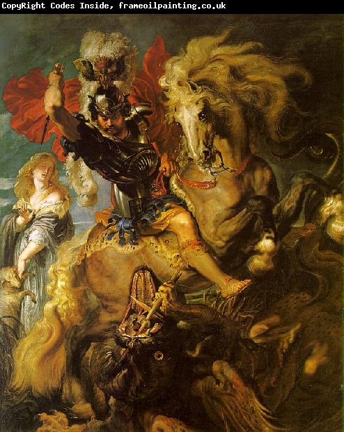 Peter Paul Rubens St George and the Dragon
